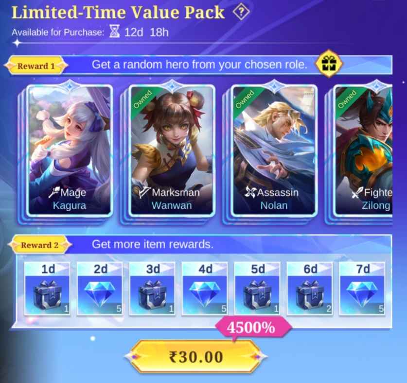 Limited-Time Value Pack 